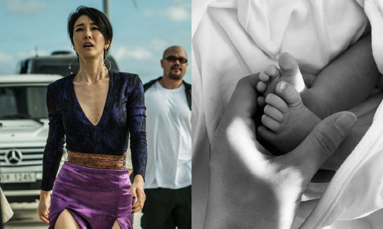 배우 진서연 '독전' 스틸 컷(좌), 진서연 인스타그램(우)